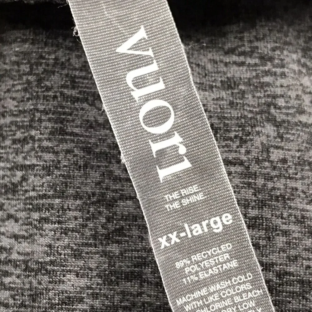 VUORI Ponto Performance Pant Men 2XL XXL (36x30) Gray Stretch Jogger